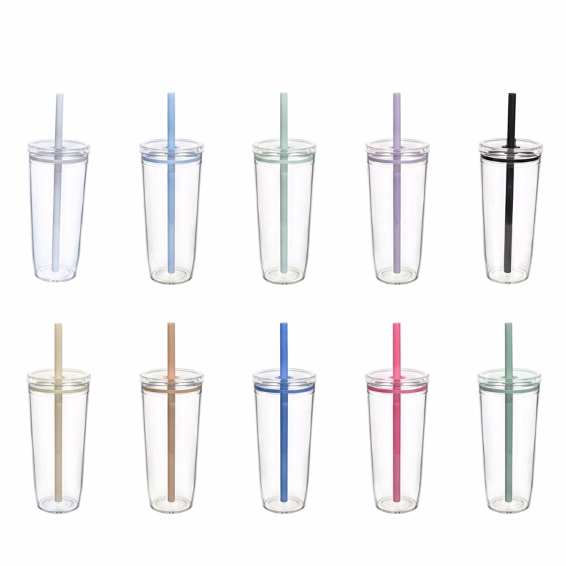 20oz AS Single Wall Straw Tumbler W/ Lid