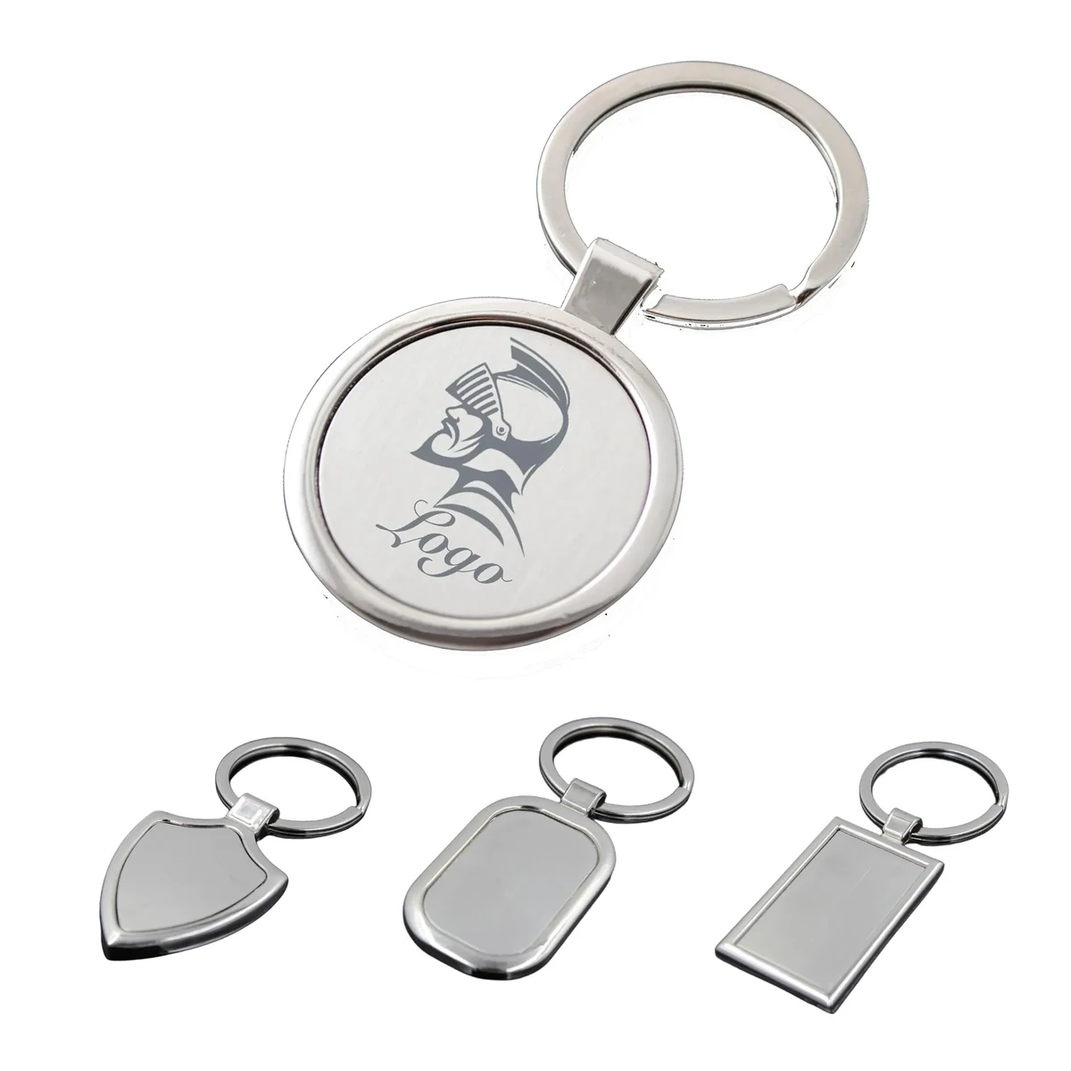 Metal Keychain Ring Tags 1