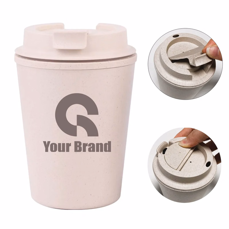 11oz Coffee Ground Wheat Straw Water Coffee Cup