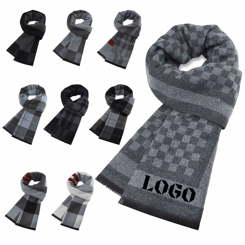 Wool Blend Plaid Scarf