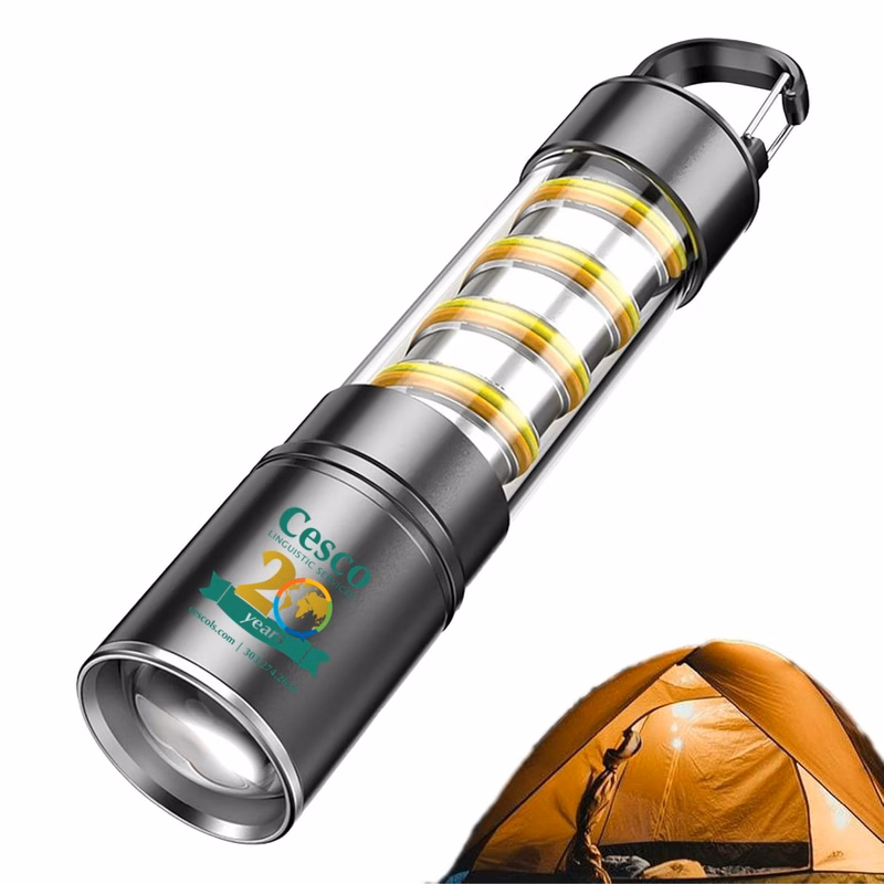 Flashlight With Zoomable Beam