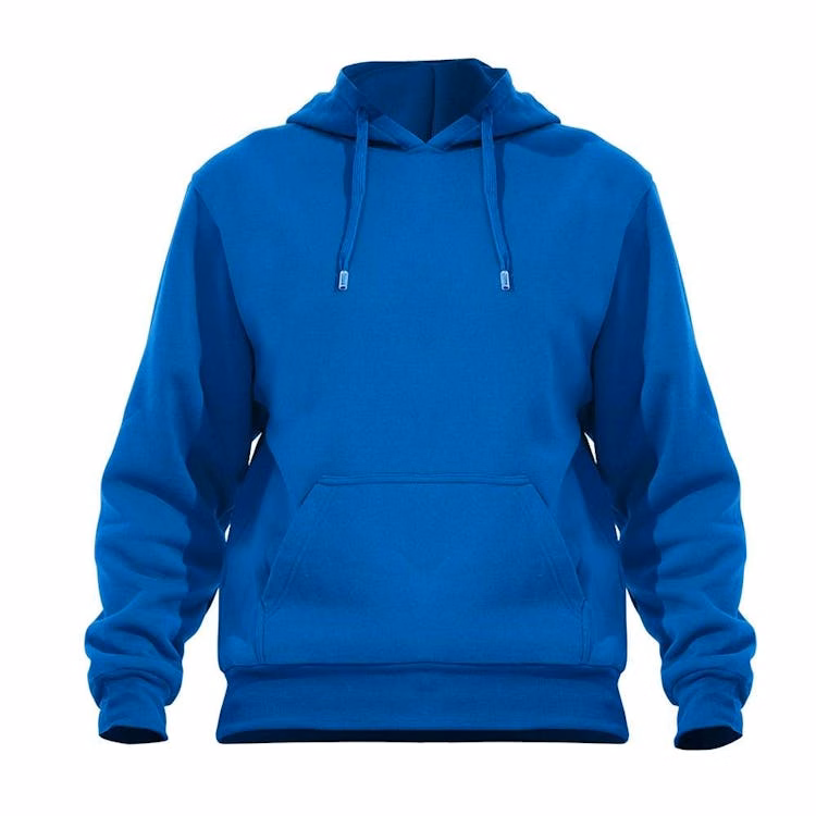 Fleece Pullover Hoodies - Size Large Royal Blue