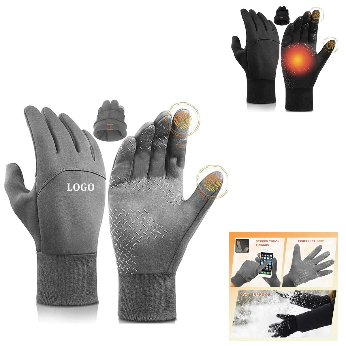 Winter Waterproof Gloves for Men Women 1
