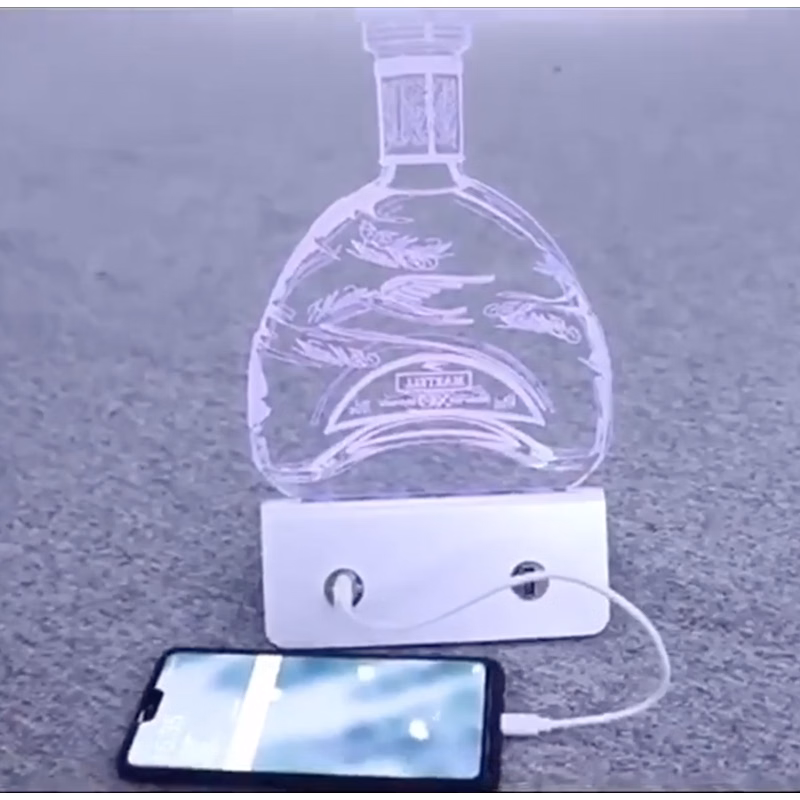 6000mAh table stand holder advertising cafe restaurant menu power bank