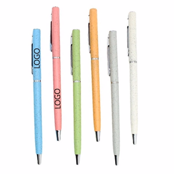 Ball pen in wheat straw fibre & ABS
