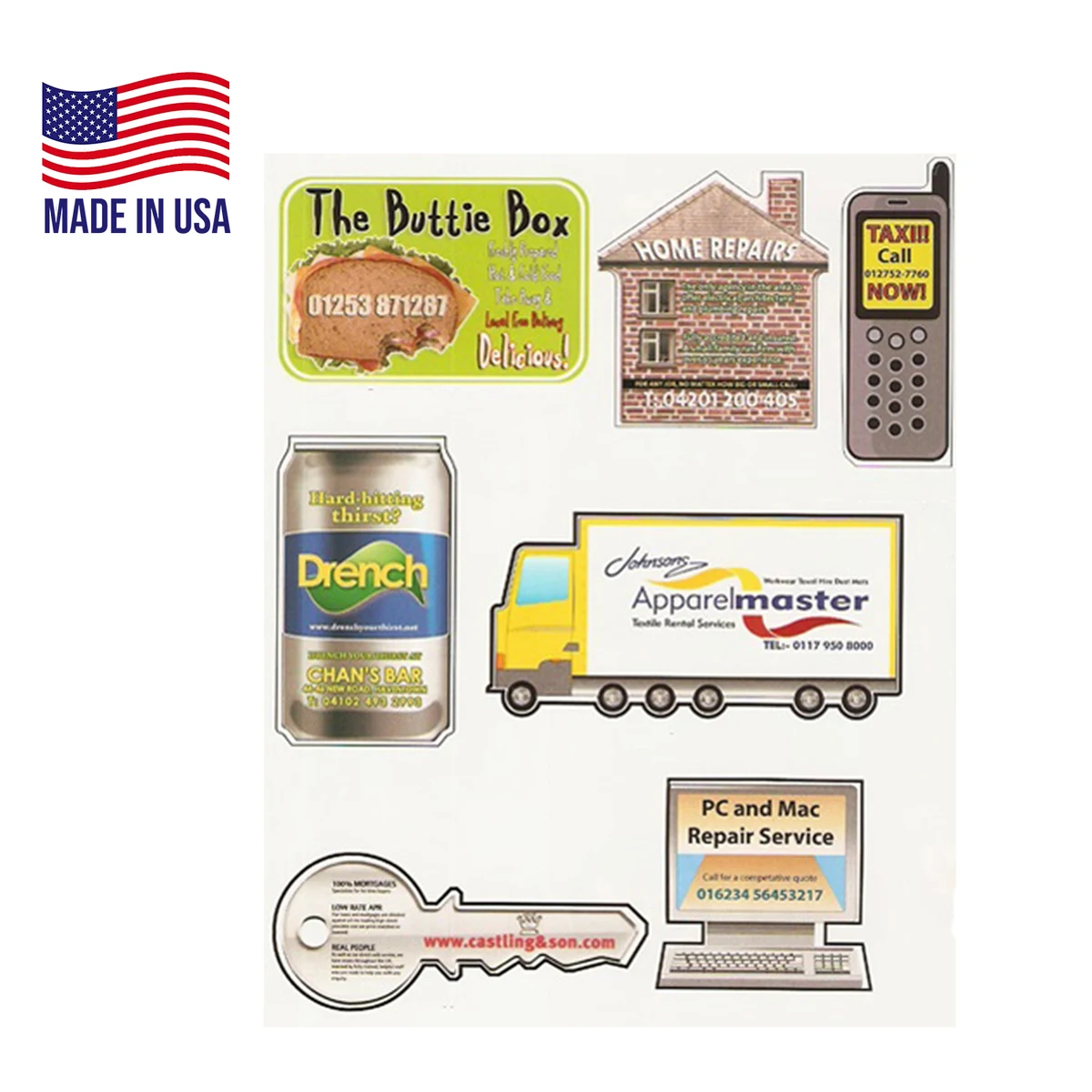 USA Made Magnets custom Shaped - 20 mil thickness 1