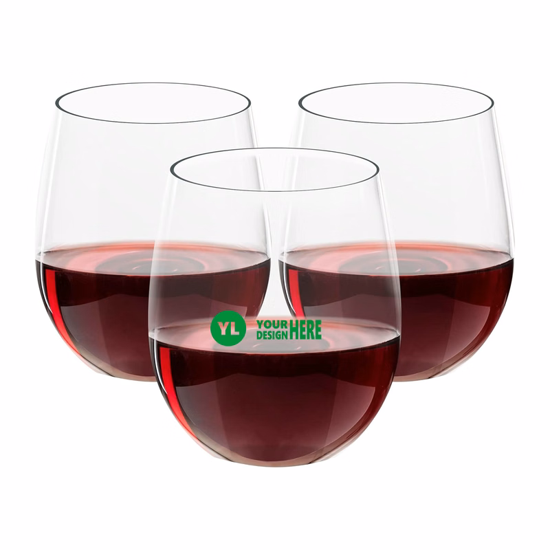 12 Oz. Plastic Stemless Wine
