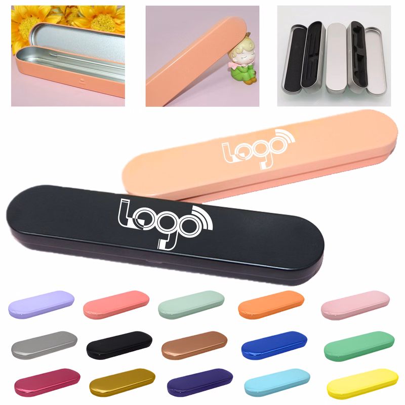 Durable Tinplate Pen Storage Box