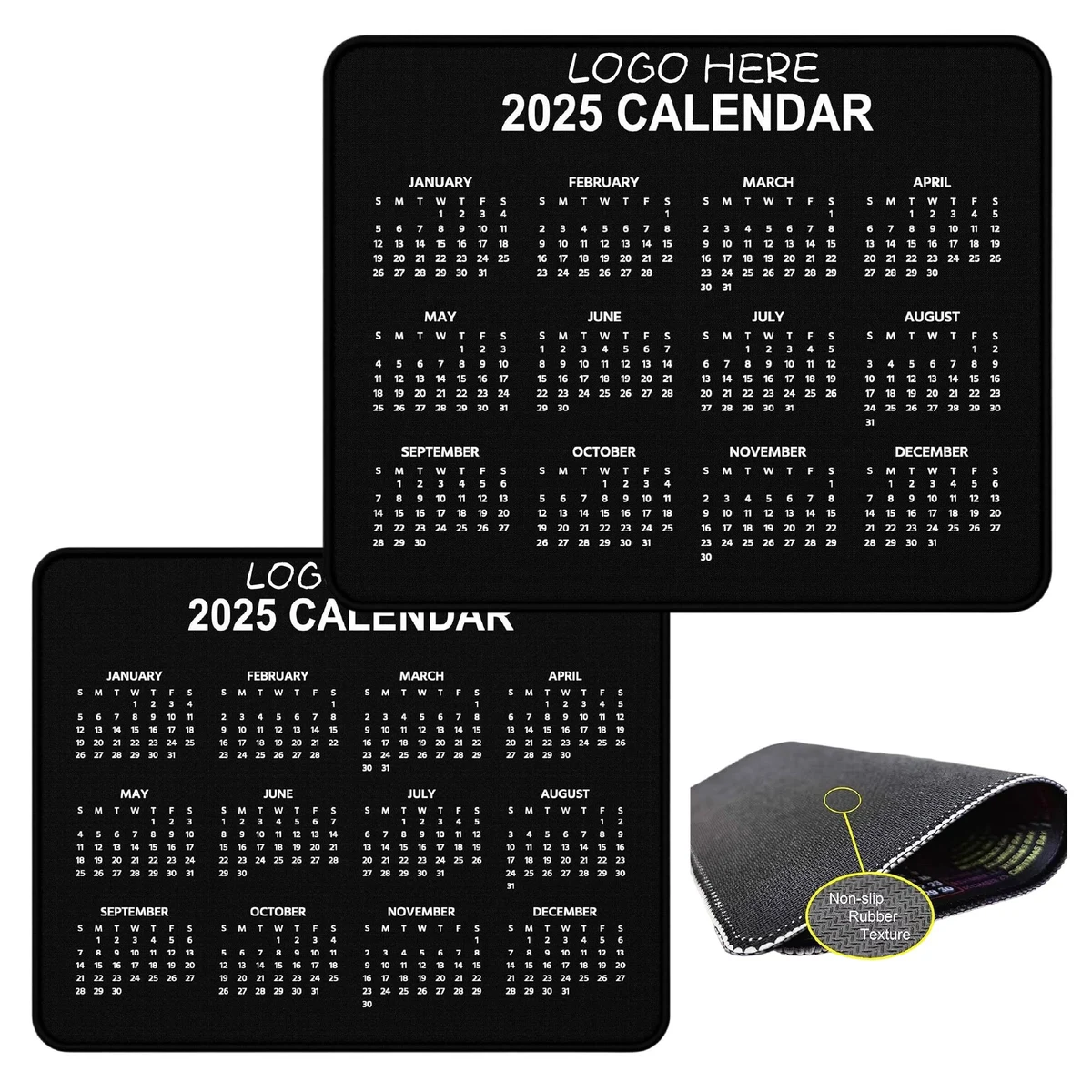 Hard Surface Calendar Mouse Pad 1