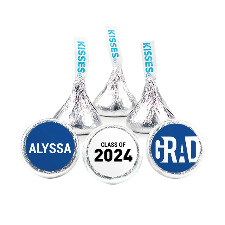 Grad & Year Design - Hershey's Kisses w/ Full Color Label 1