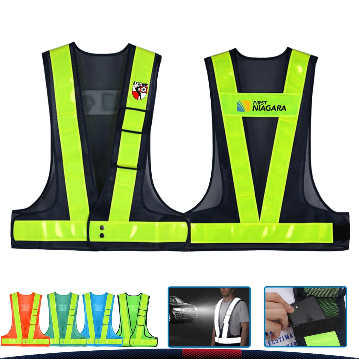 Safety V-Shaped Reflective Vest 1