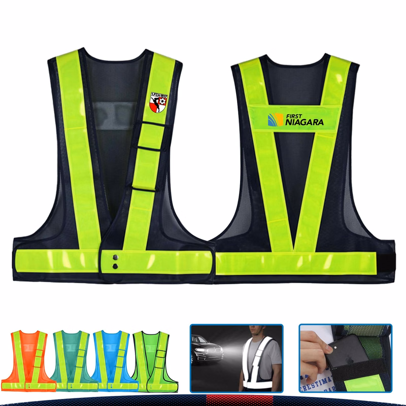 Safety V-Shaped Reflective Vest