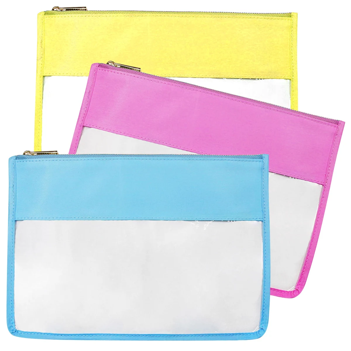 Transparent Pouch Oxford PVC Toiletry Cosmetic Bag 1