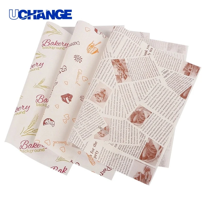 Hamburger Tissue Wax Paper for Food Packaging 1