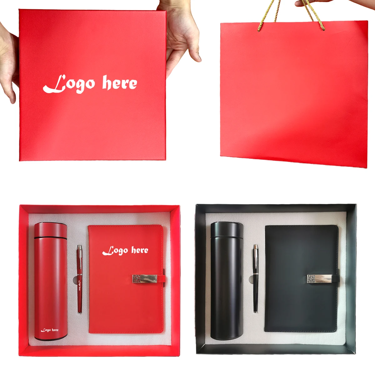 A5 Notebook Insulated Thermos Pen Gift Box Set 1