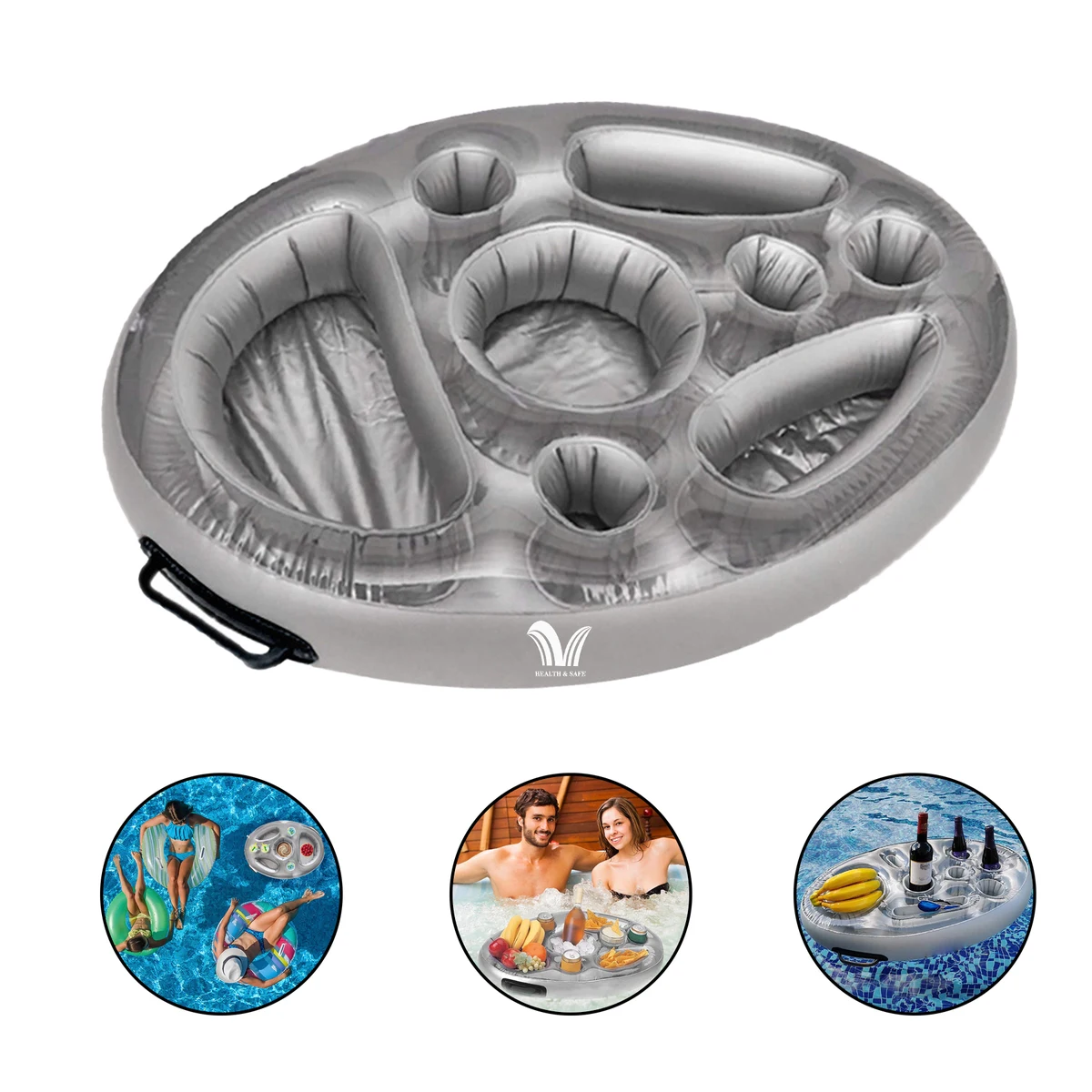 Inflatable Pool Table Serving Bar Buffet Tray Server 1