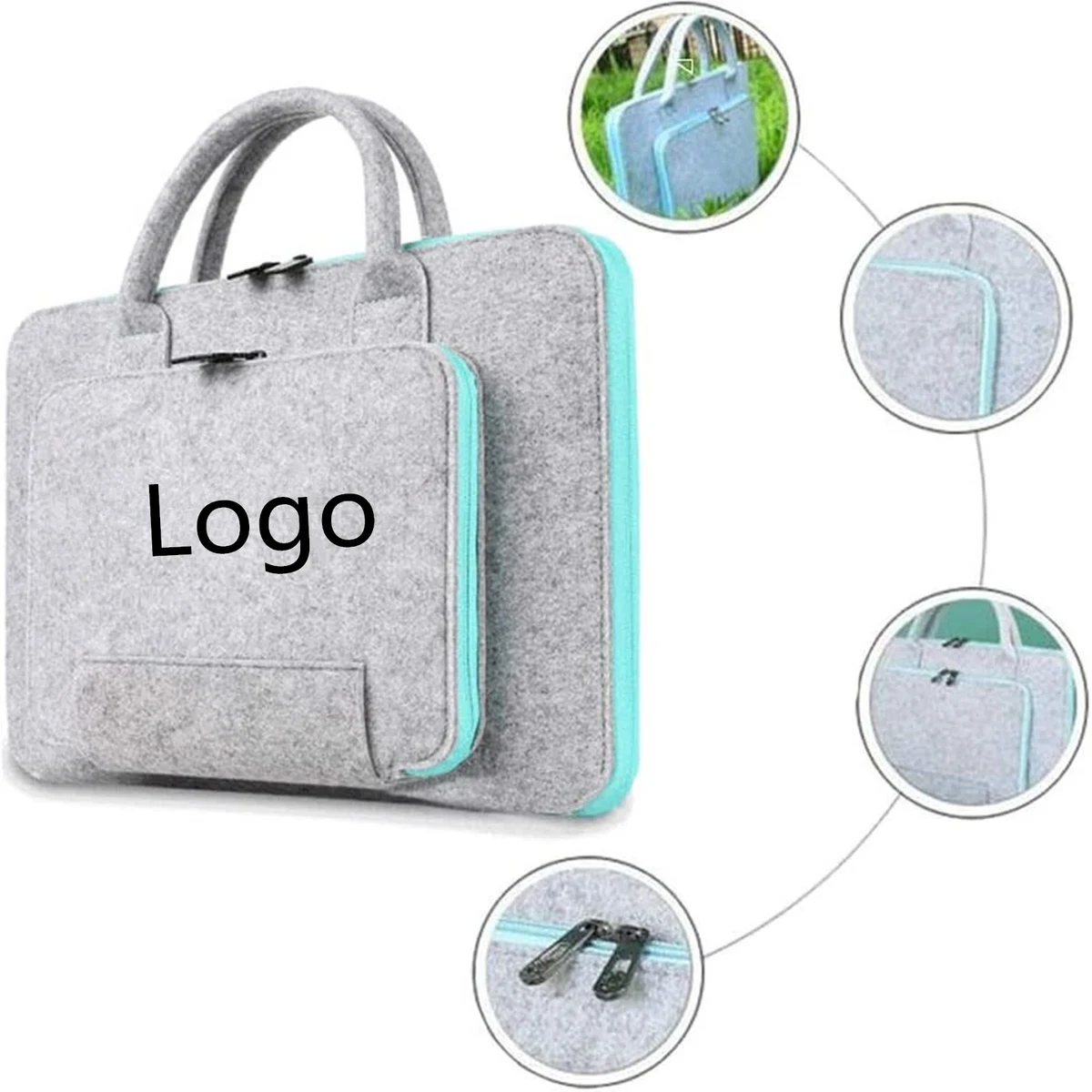 Felt Laptop Computer Bag 1