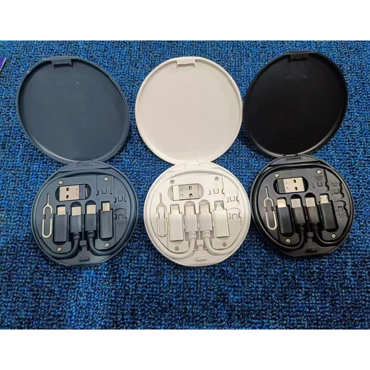 Multifunctional Charging Data Cable Storage Box 1
