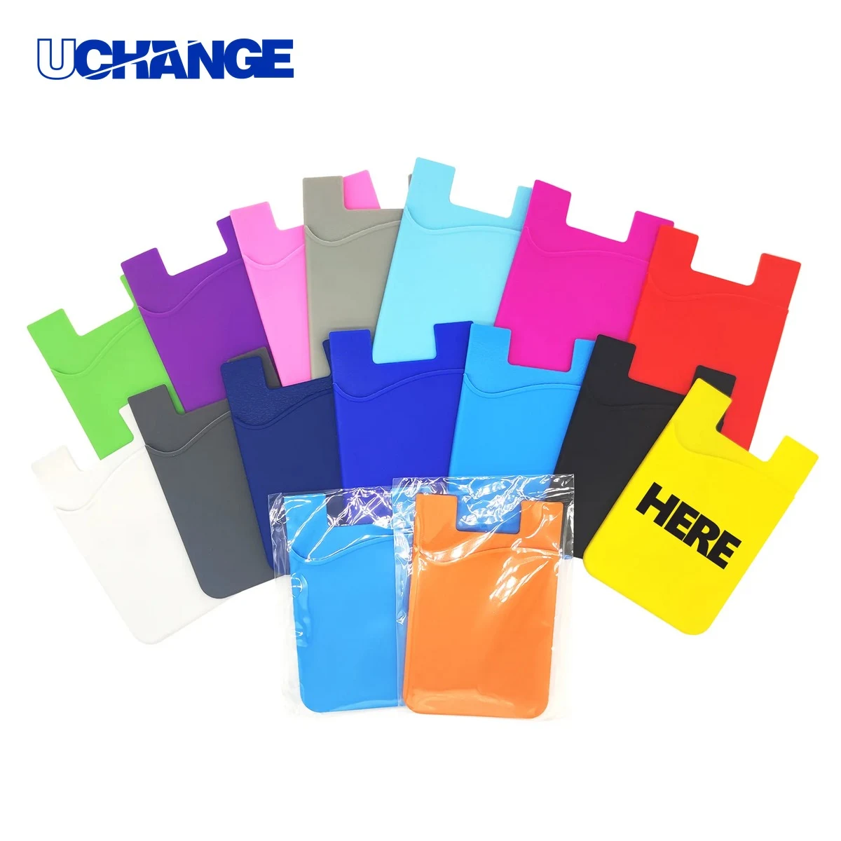Silicone Phone Back Card Holder Sleeve 1