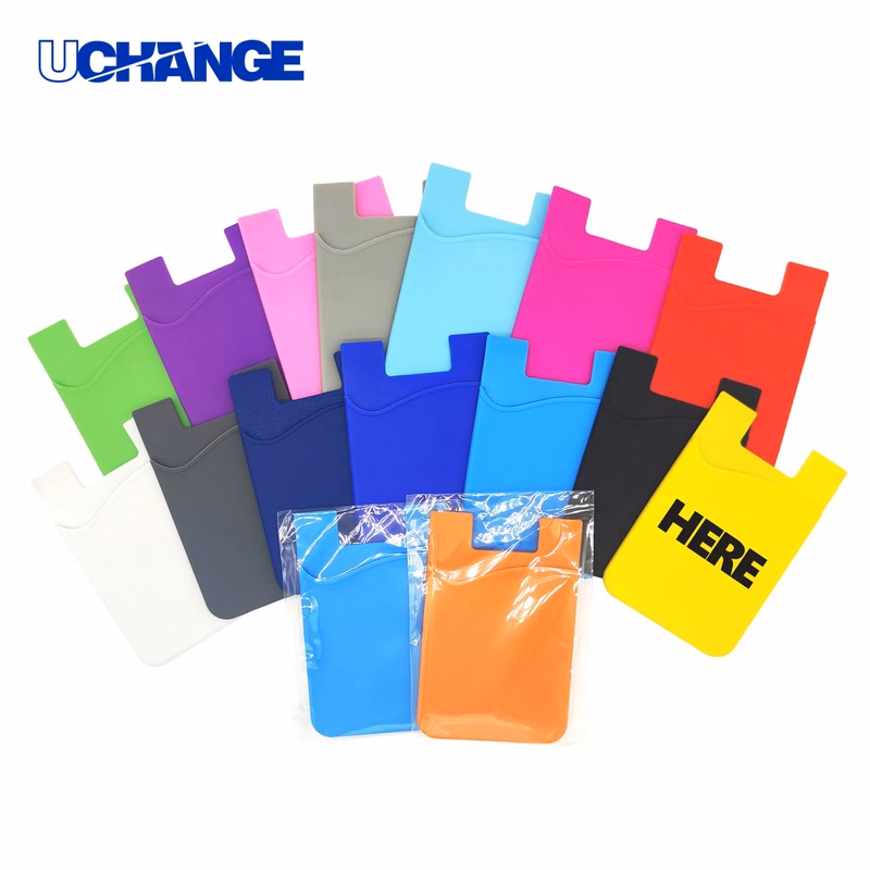 Silicone Phone Back Card Holder Sleeve