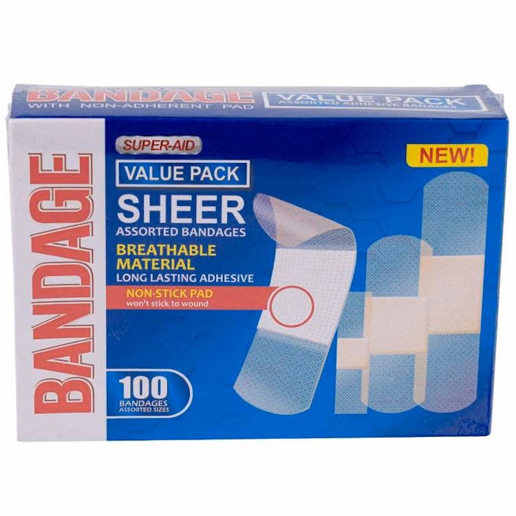 Non-Stick Pad Bandage 100-Piece