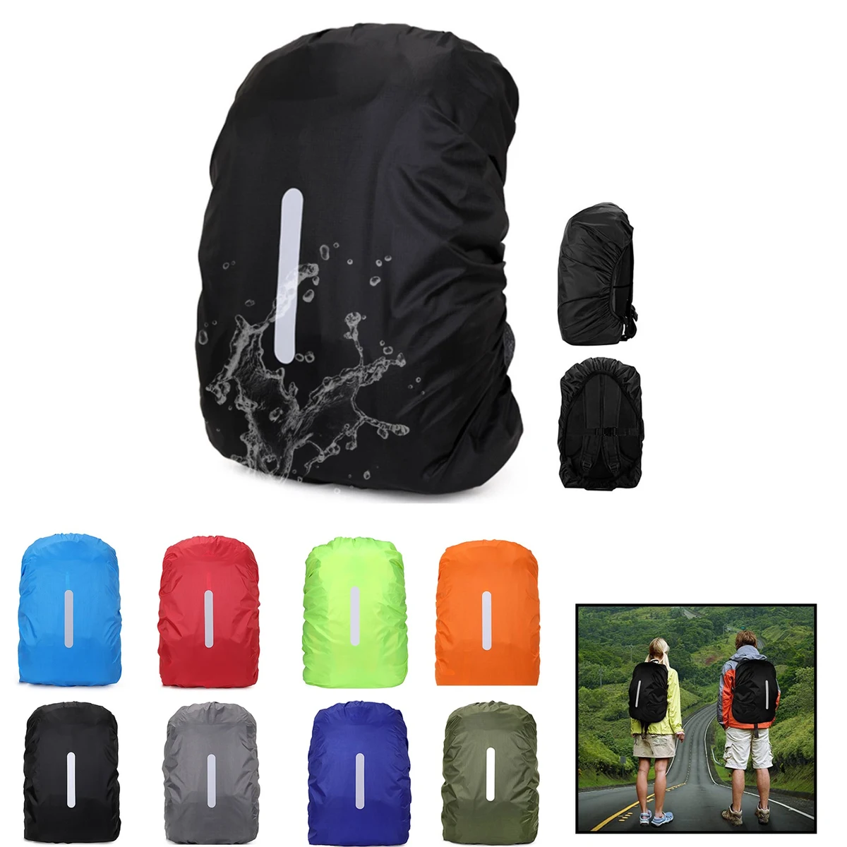 Backpack Waterproof Cover Rucksack Rain Cover 1