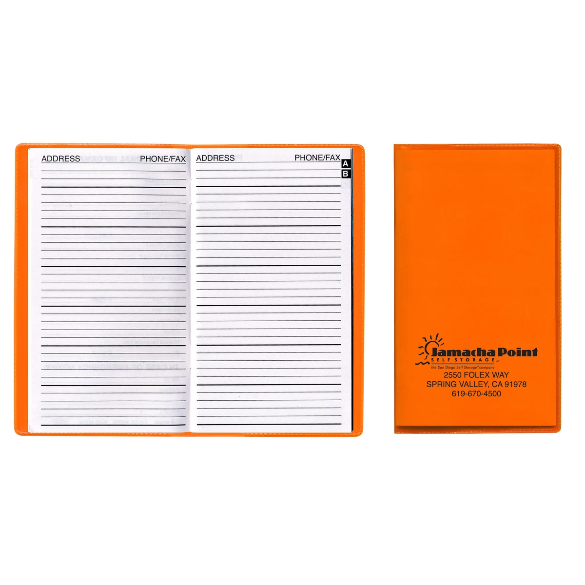 Translucent Vinyl Address Book 1