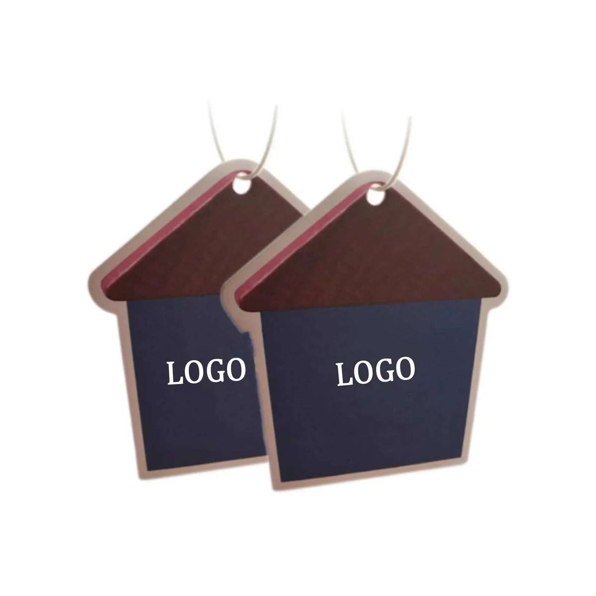House Shape Car Paper Air Freshener 1