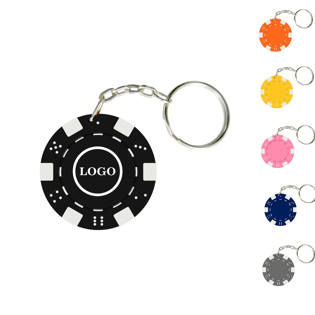 Poker Chip Keychain 1