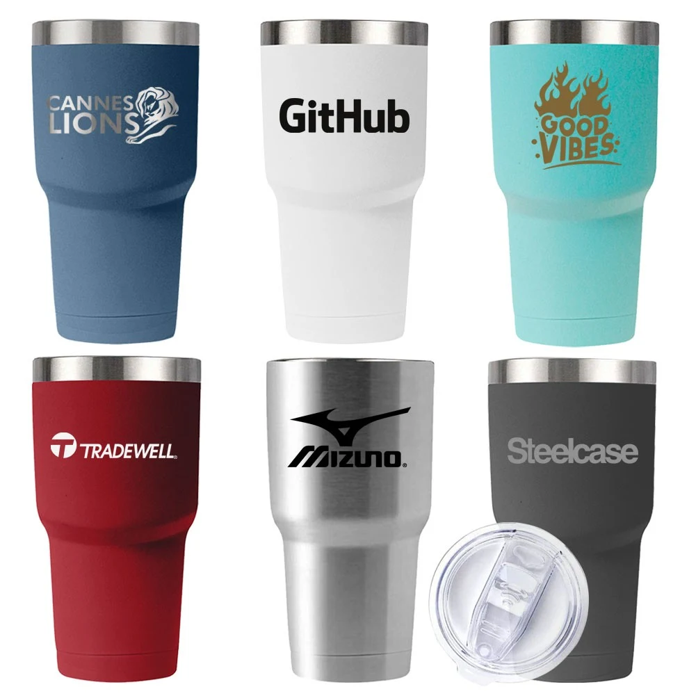 30 Oz. Trenta Tumbler Double Insulated Stainless Steel With Slider Lid 1
