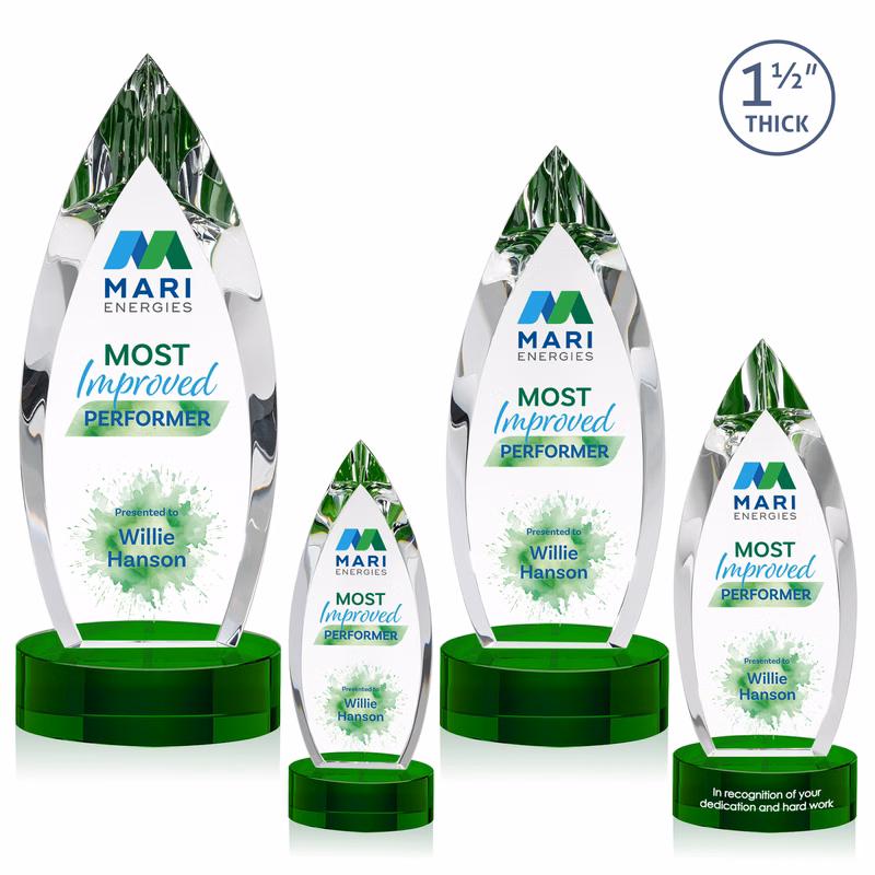 Fortier VividPrint™ Award on Base - Green