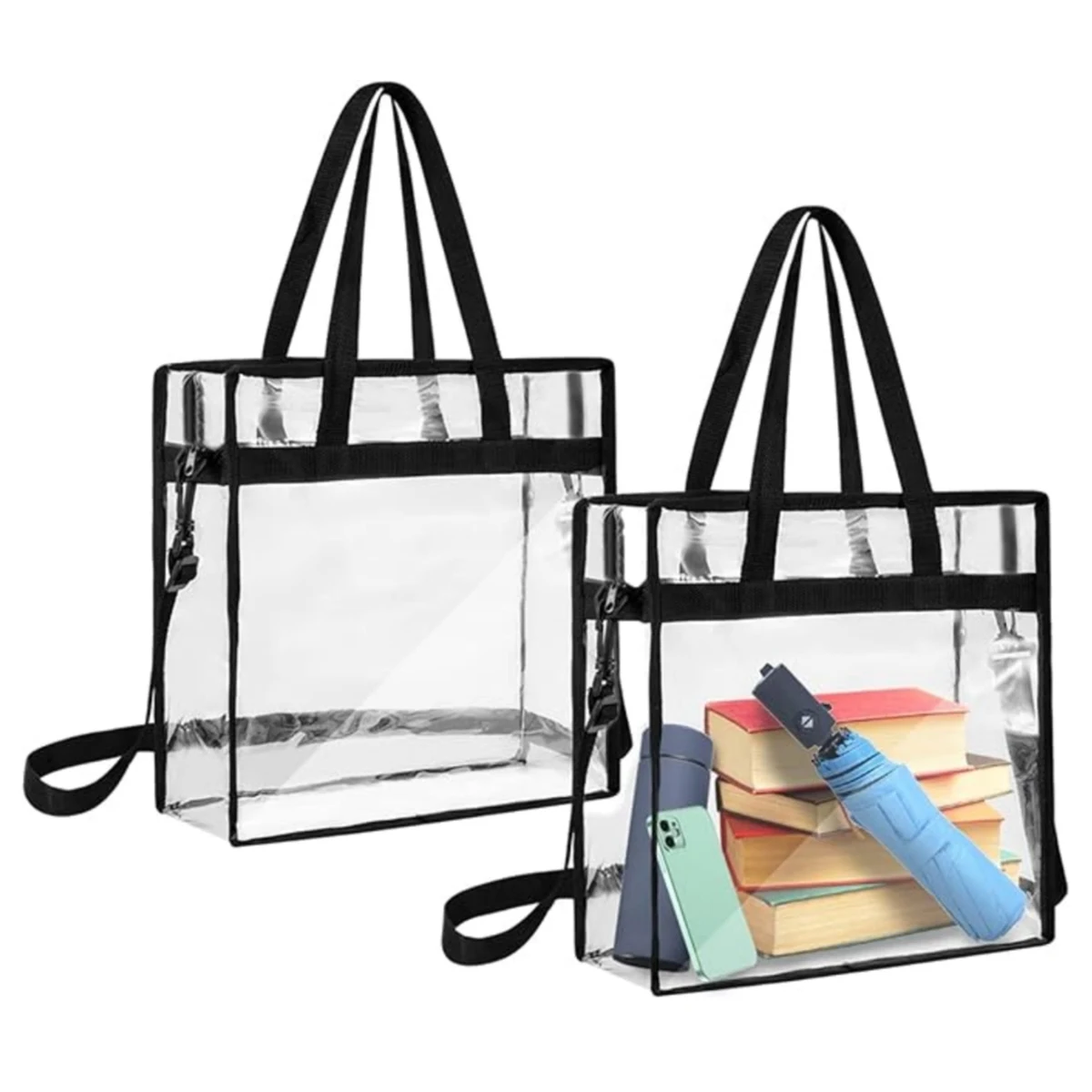 Clear Bag With Shoulder Strap 1