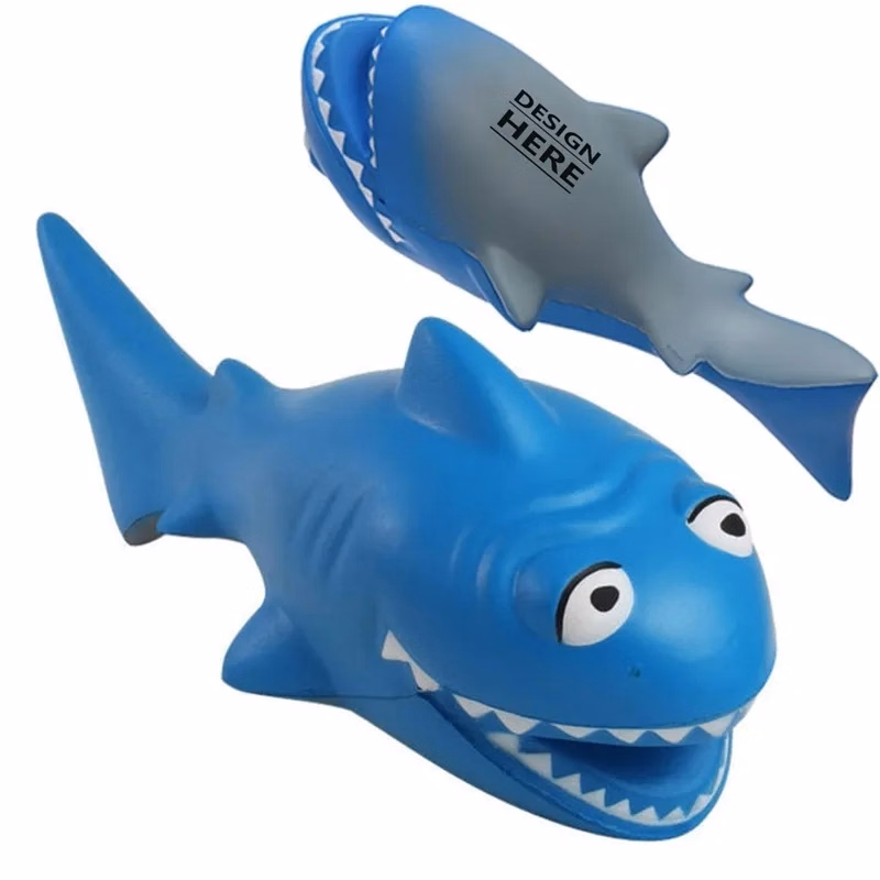 Squeeze Cartoon Shark Stress Reliever