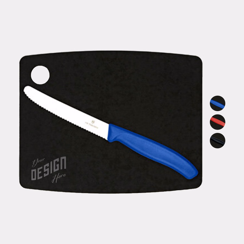Epicurean - Victorinox® USA Made Small Kitchen Slate Cutting Board Combo Set