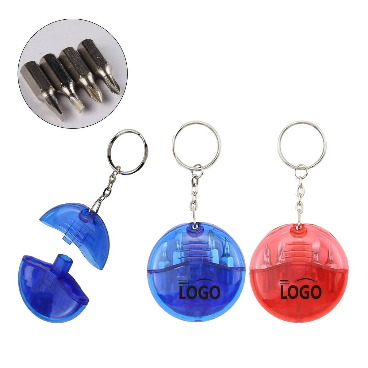 Compact Combination Screwdriver Keyring 1