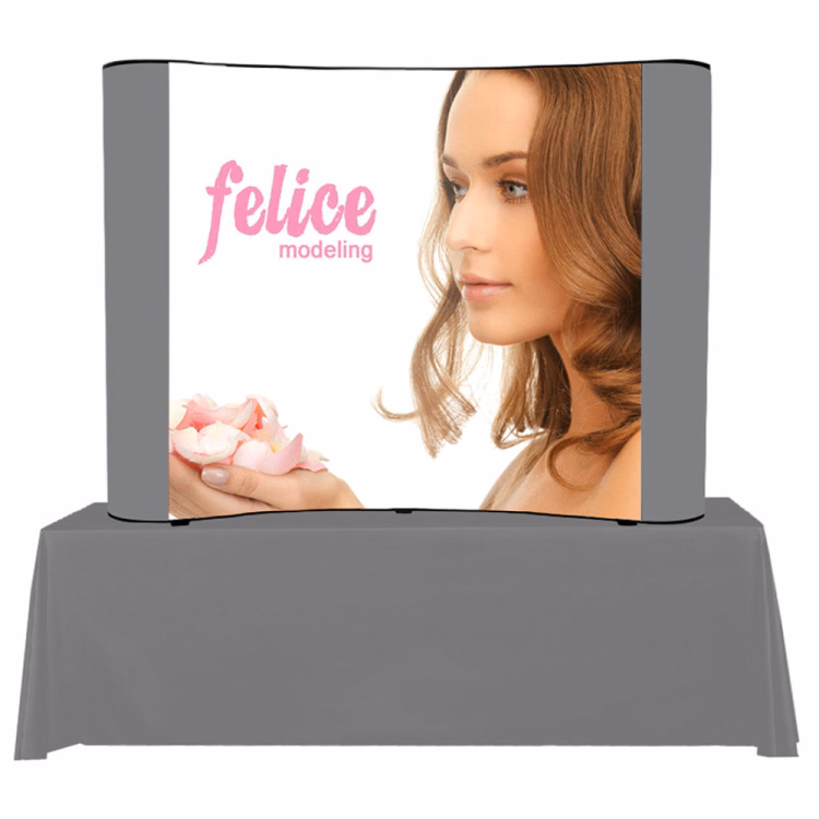 Tabletop Pop-up 8 ft. Center Package -PVC