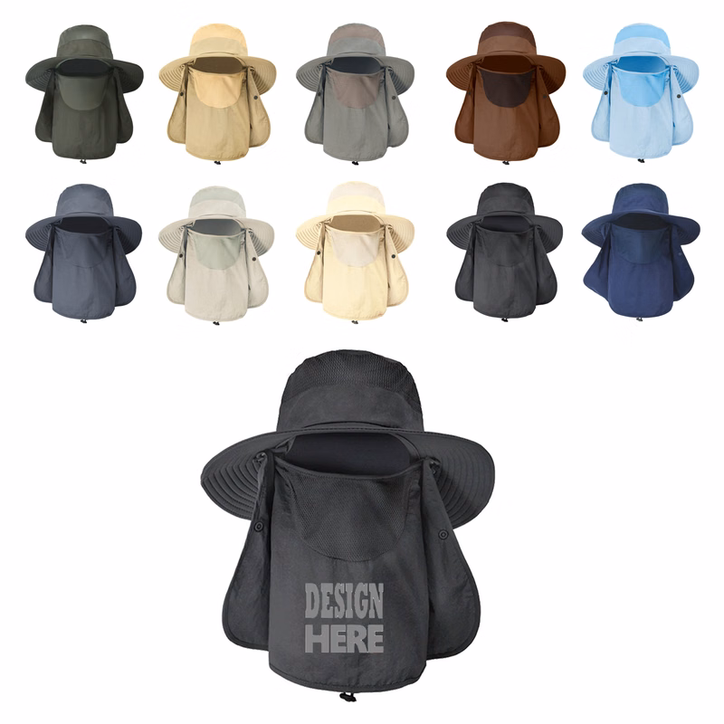 UPF 50+ Breathable Wide Brim Summer UV Protection Hat
