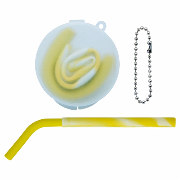 Joy Silicone Straws for Commutes, Fitness and Travel