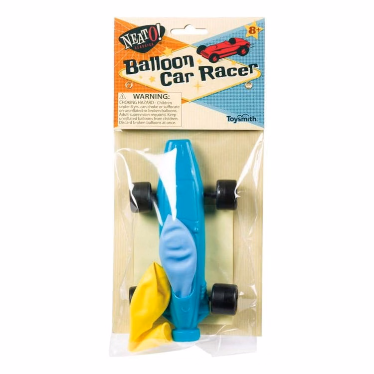 Balloon Car Racers - Assorted Colors 6.25"