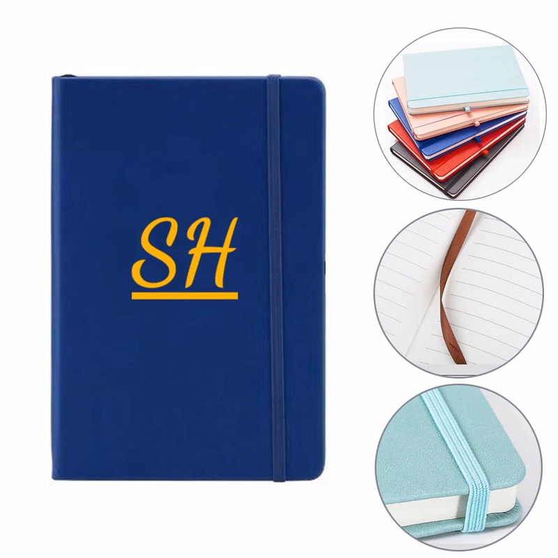 Pu Hardcover Notebook With Elastic Closure A5 Size