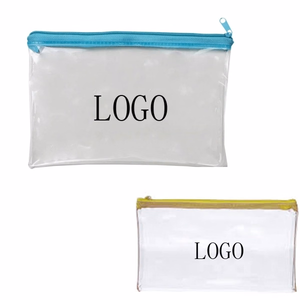 Clear Zippered Pencil Pouch