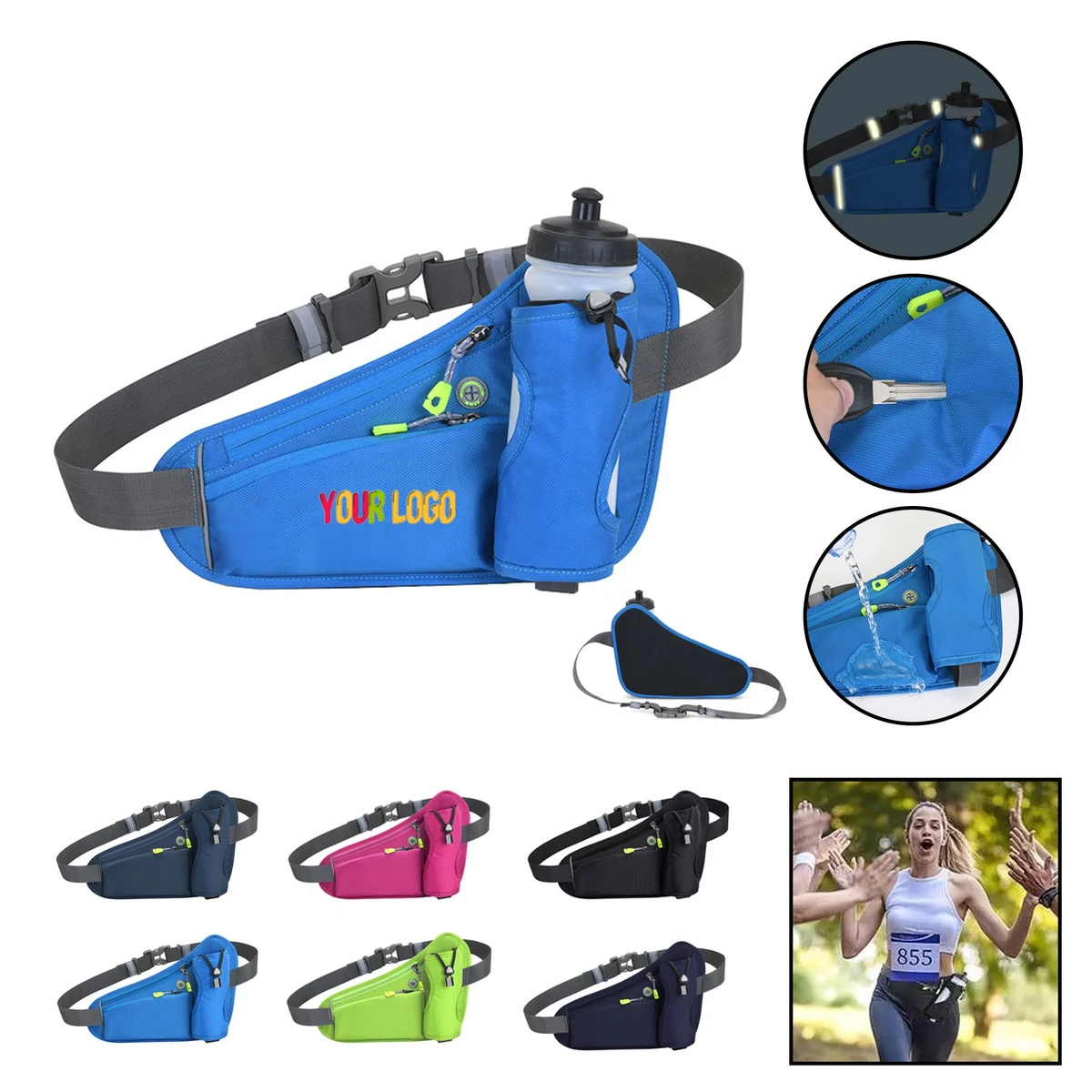 Fanny Pack With Water Bottle Holde 1