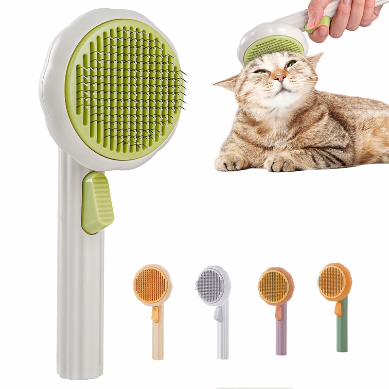 Self-Cleaning Pet Grooming Brush