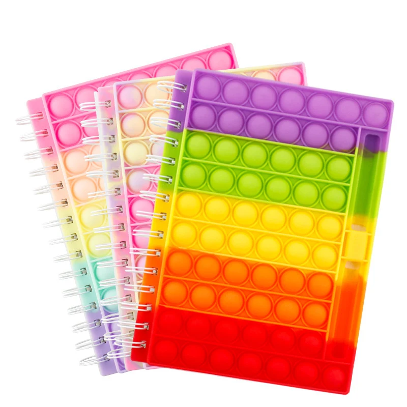 Bubble Push Pop Fidget Silicon Toy Book 1