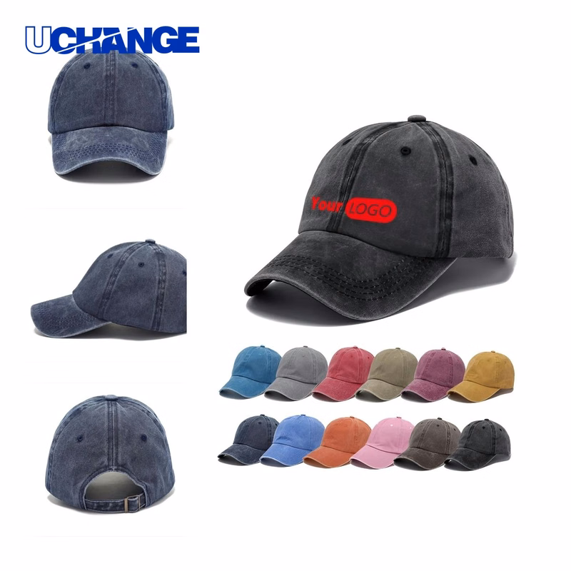 Washed Embroidery Baseball Cap