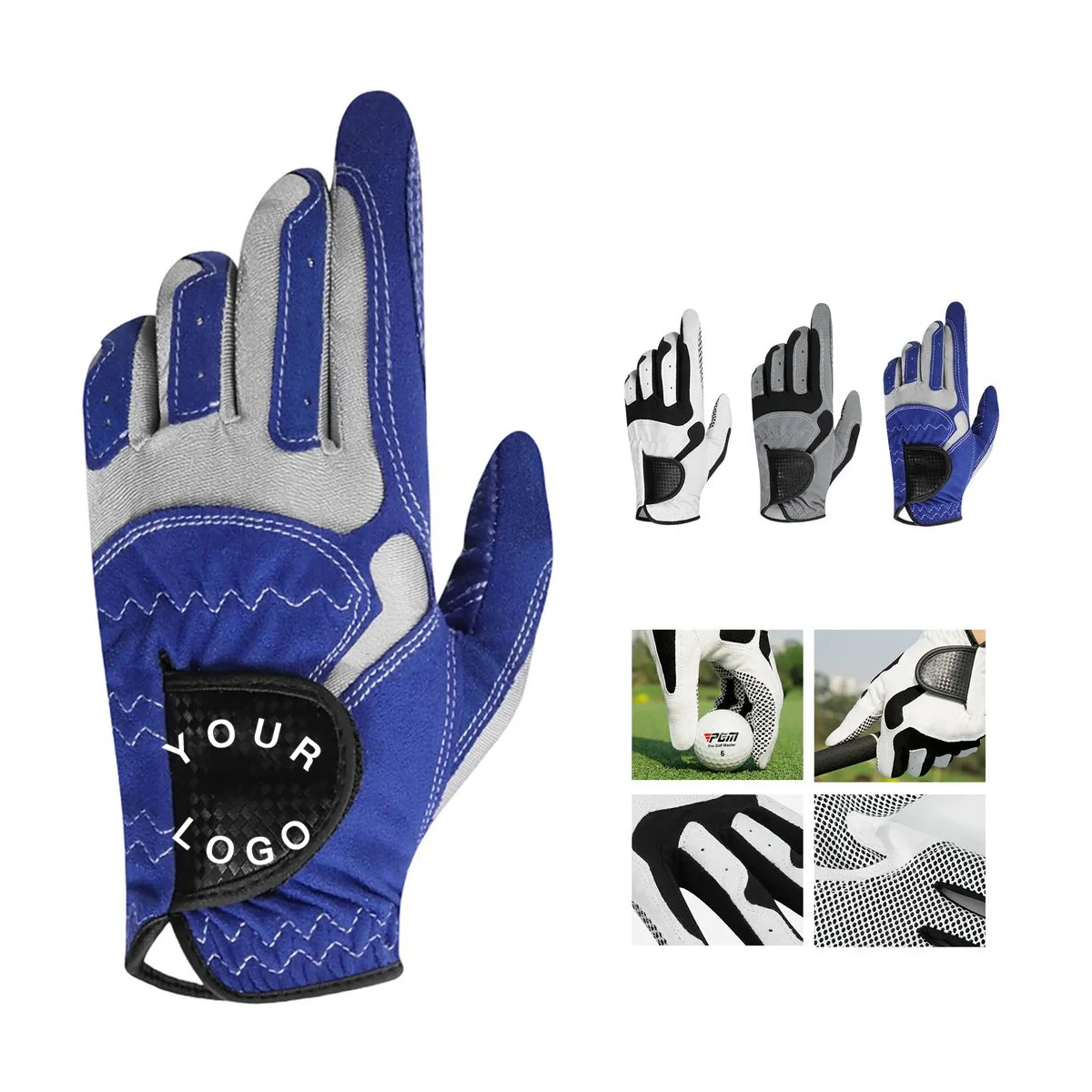 Microfiber Golf Glove with Lycra Flex Panels 1