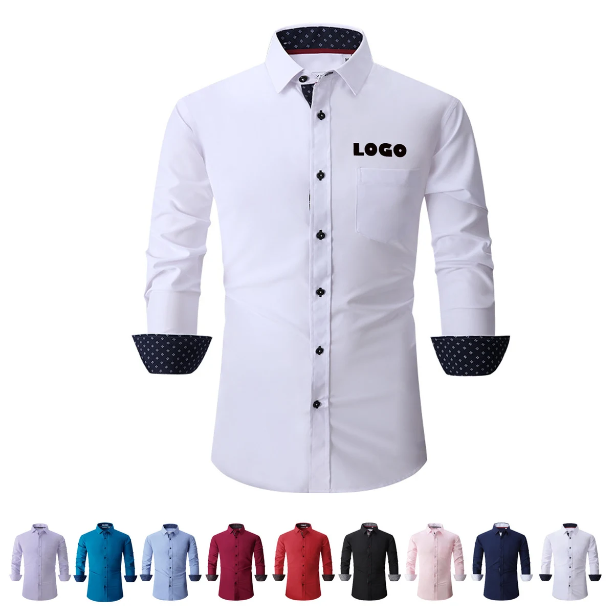 Business Long Sleeve Shirt 1