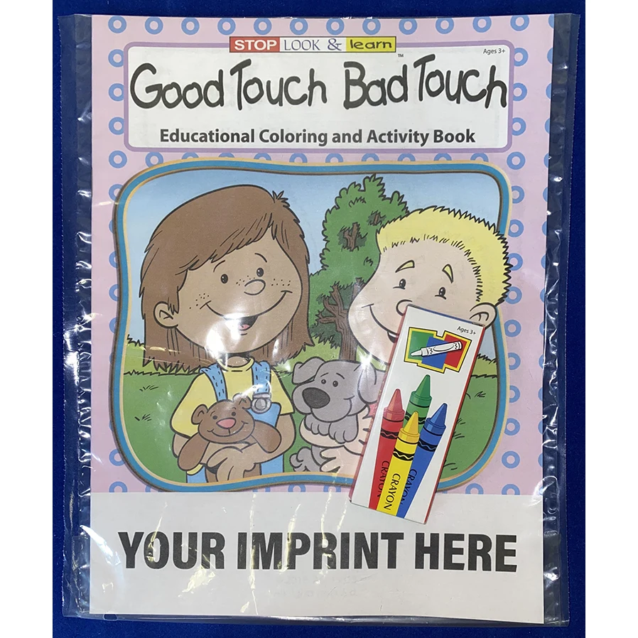 COLORING SET - Good Touch Bad Touch Coloring Book Fun Pack 1
