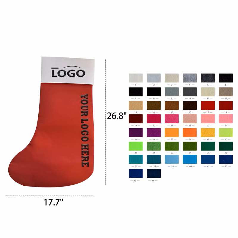 Customized Christmas Felt Socks