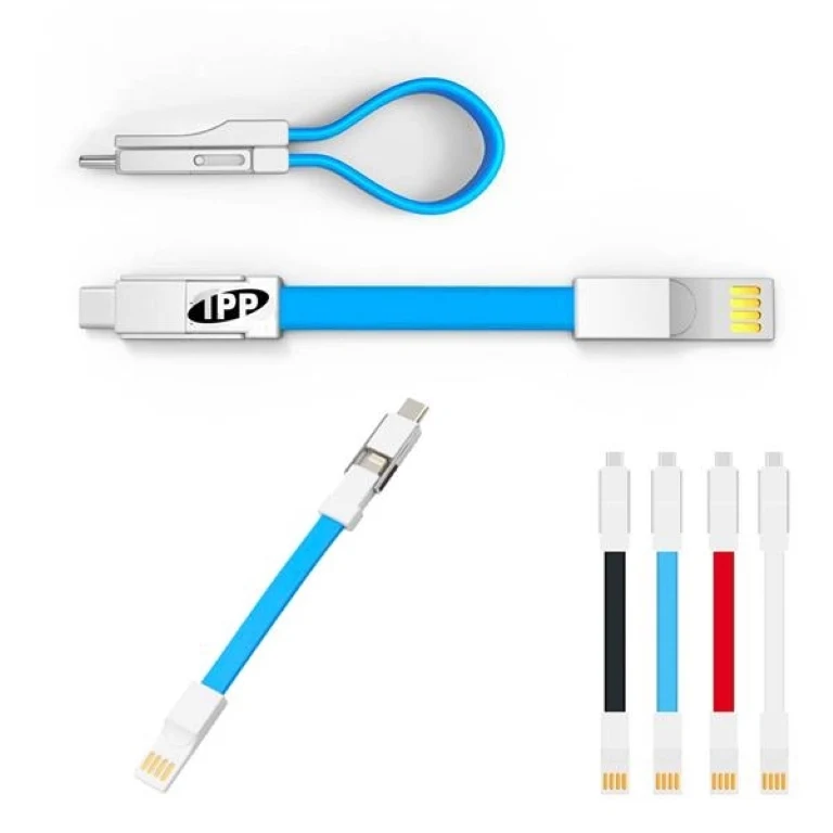3 in 1 Data Cable Keychain 1